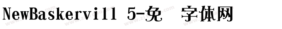 NewBaskervill 5字体转换